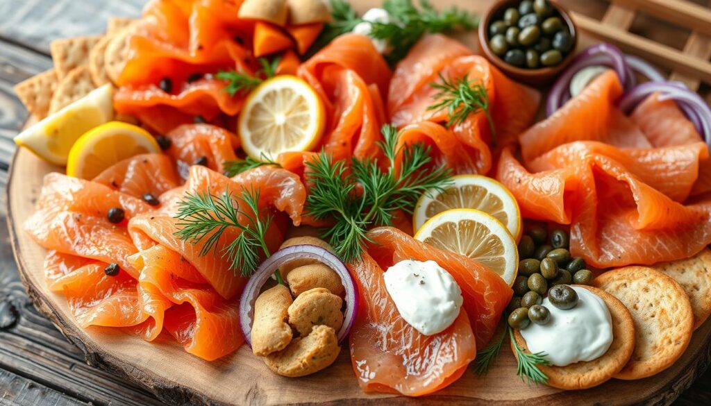 Smoked Salmon Board