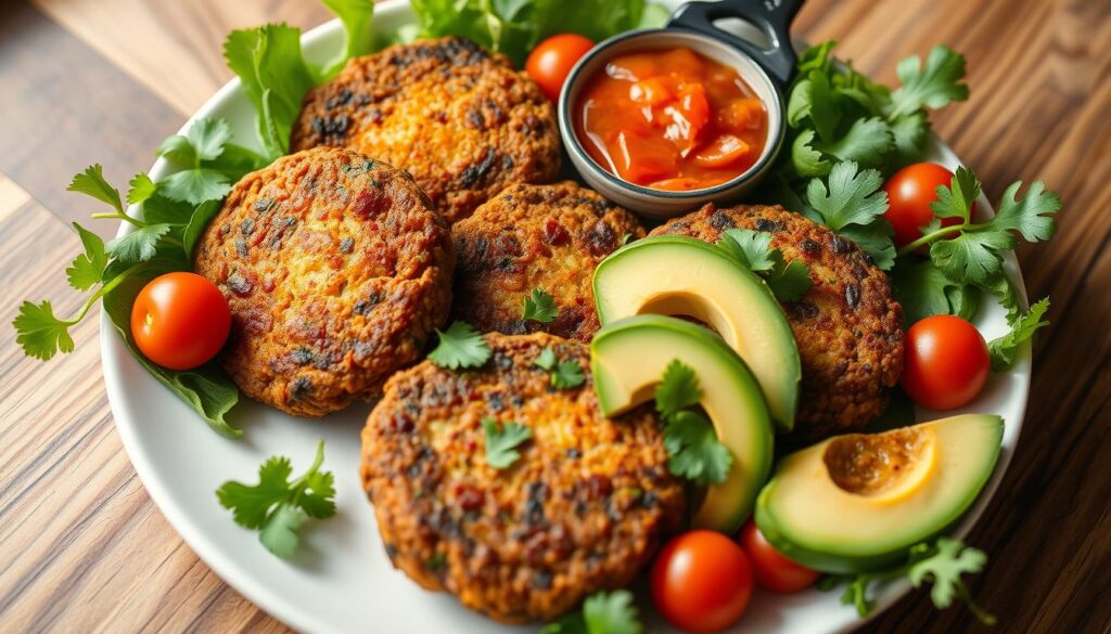 black bean patties