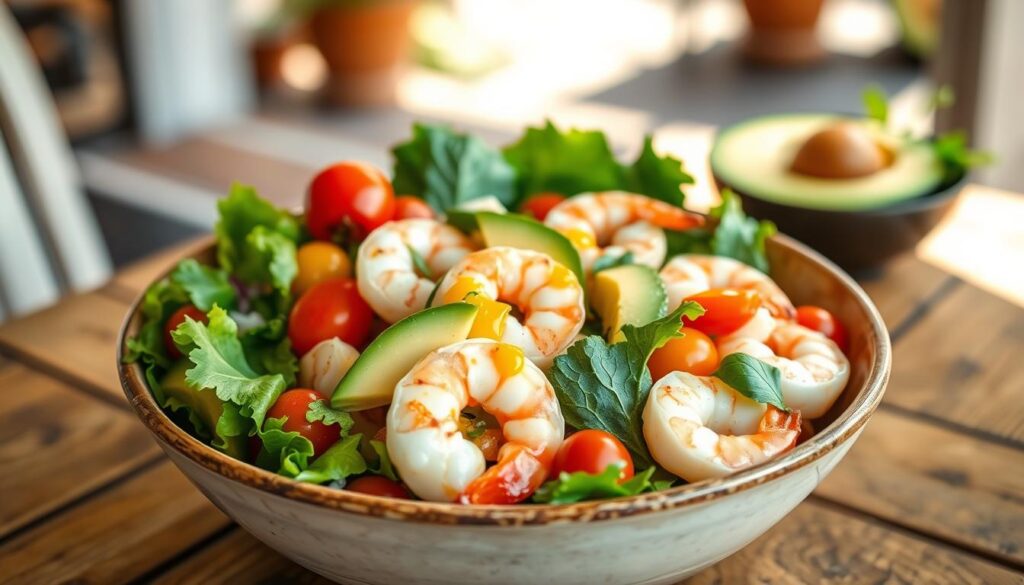 shrimp avocado salad